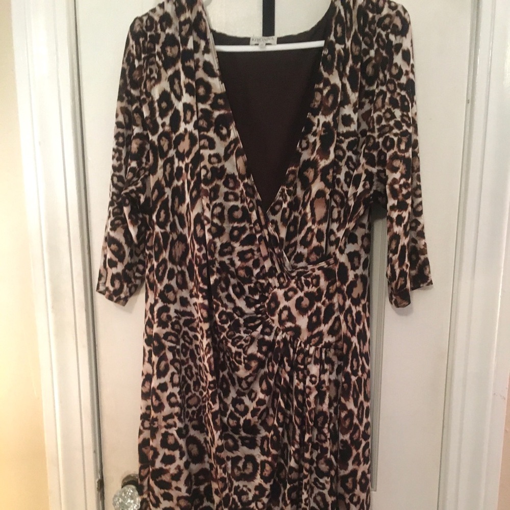 Grrrarrr! Leopard print dress